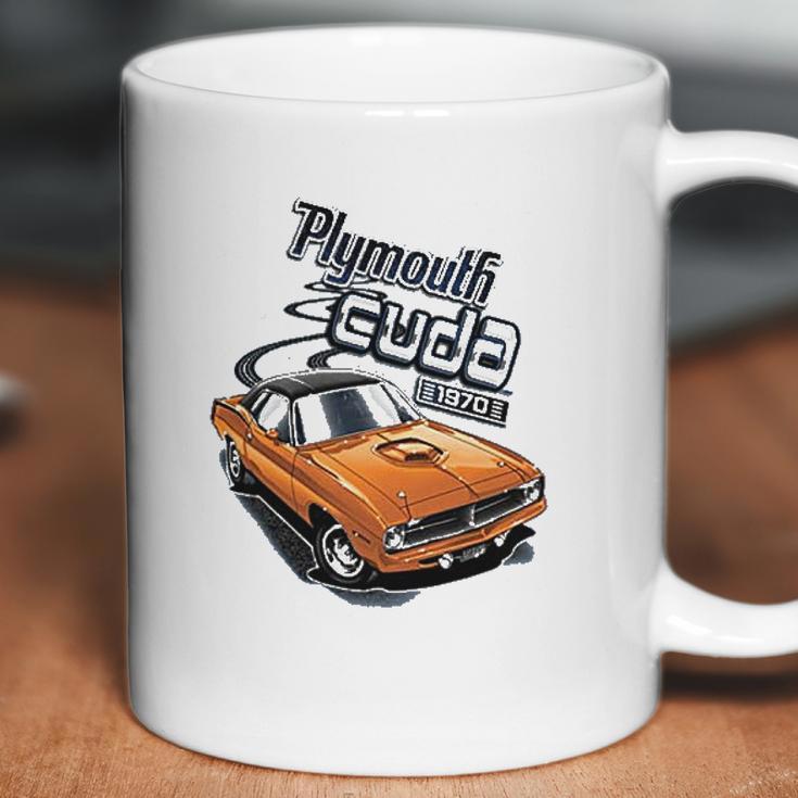 Plymouth Cuda 1970 Vintage Classic American Made Coffee Mug