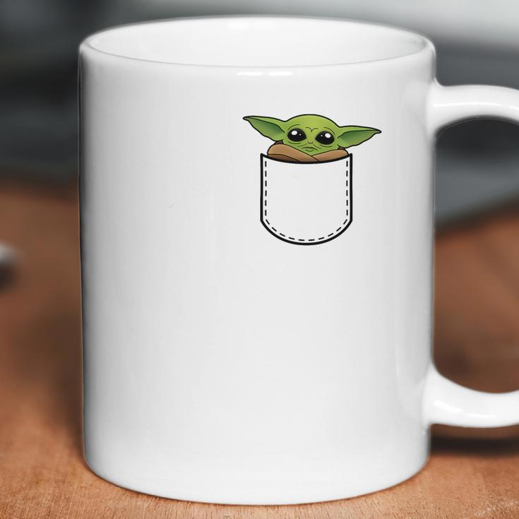 Pocket Baby Yoda Coffee Mug