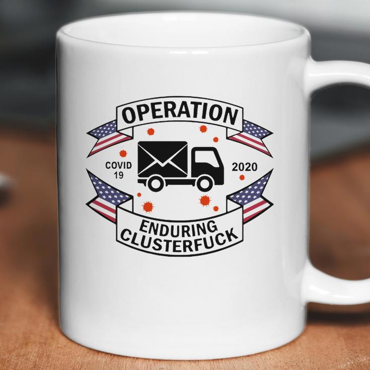 Postal Worker Operation Disease 2020 Enduring Clusterfuck Coffee Mug