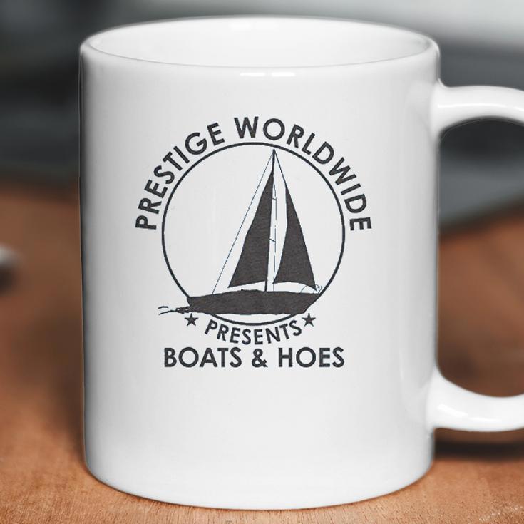 Prestige Worldwide Funny Cool Boats And Hoes Graphic Coffee Mug