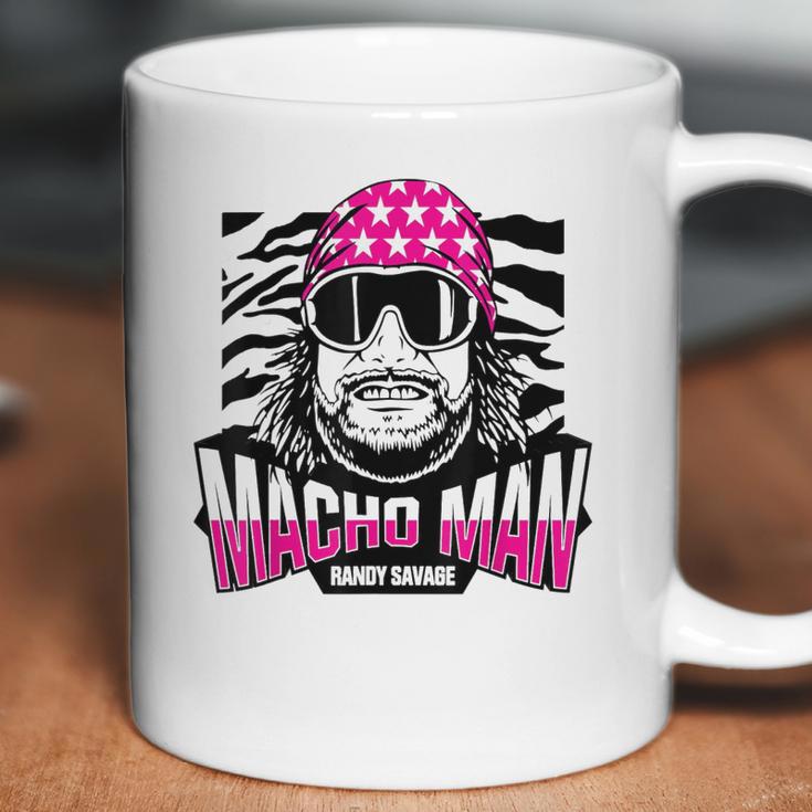 Randy Macho Man Savage Zebra Print Coffee Mug