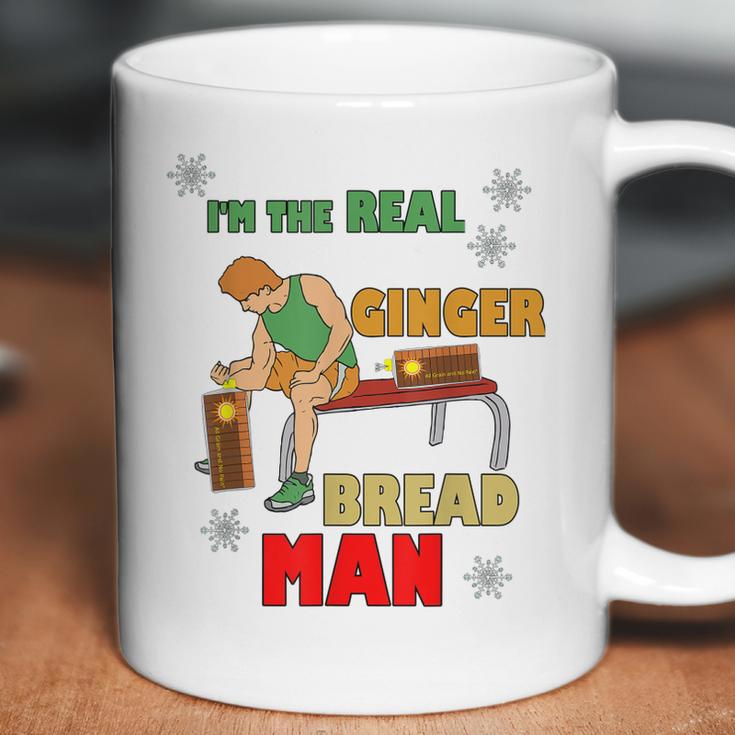 Im The Real Ginger Bread Man Muscle Gym Workout Coffee Mug