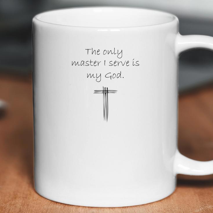 Religion Faith Dove Christian Serve My God Coffee Mug