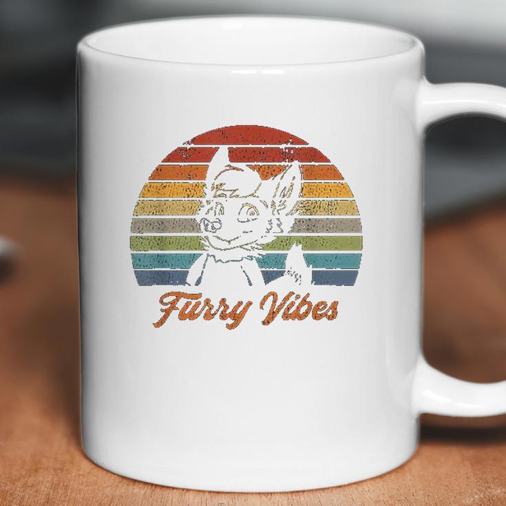 Retro Furry Fandom Furry Vibes Cute Owo Fursuit Coffee Mug