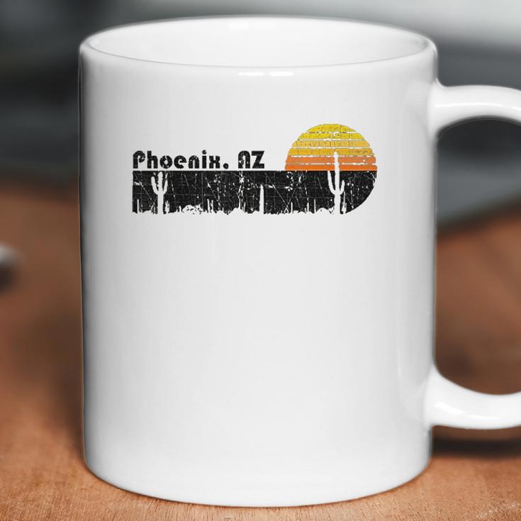 Retro Phoenix Arizona Desert Sunset Vintage Coffee Mug