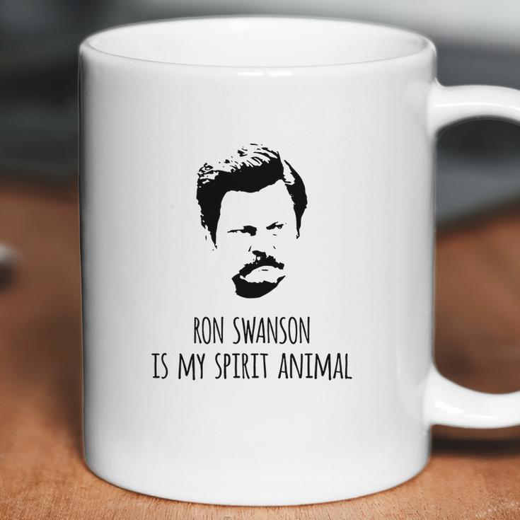 Ron Swanson Is My Spirit Animal Coffee Mug