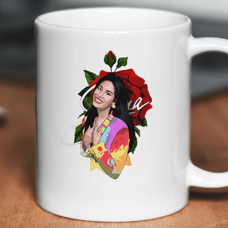 Selena Quintanilla Rose Coffee Mug