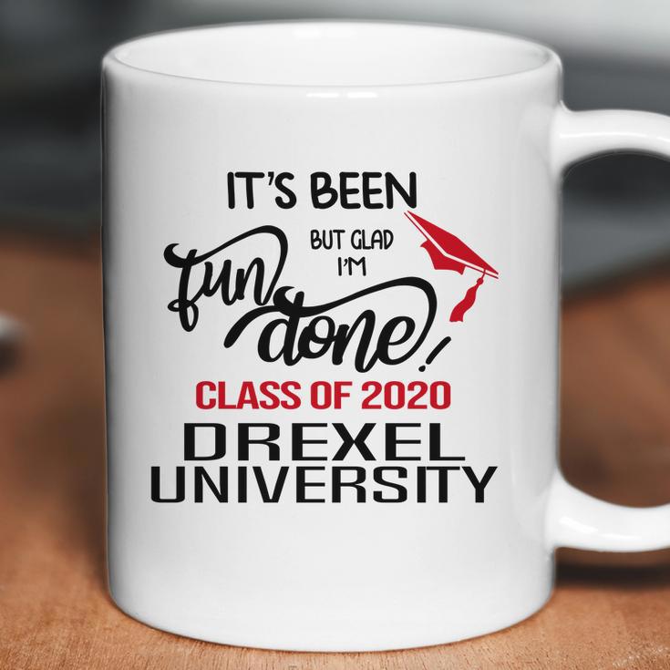 Senior 2020 Graduation Fun Done Drexel University 2020 Coffee Mug