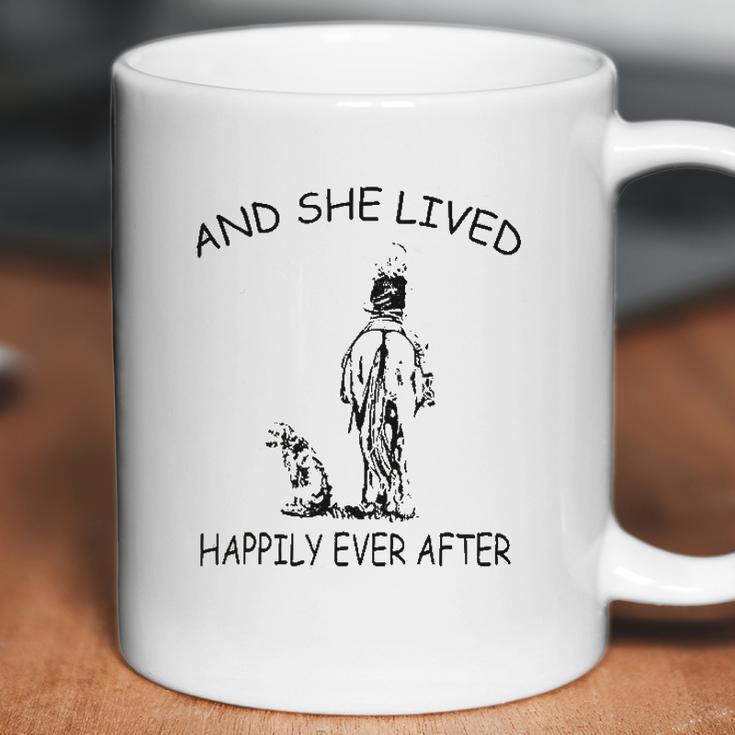 And She Lived Happily Ever After Funny Horse Dogs Coffee Mug