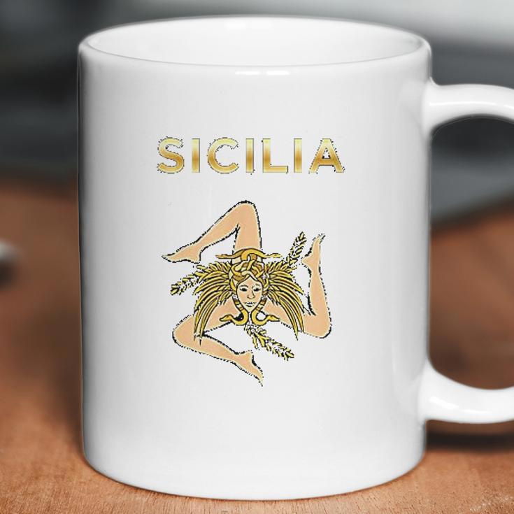 Sicilian Pride Sicilian Flag Trinacria Coffee Mug