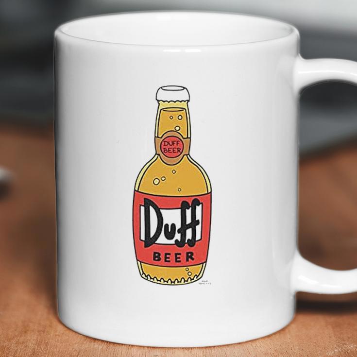 The Simpsons Duff Beer Bottle Coffee Mug