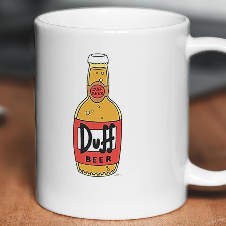 The Simpsons Duff Beer Bottle Coffee Mug