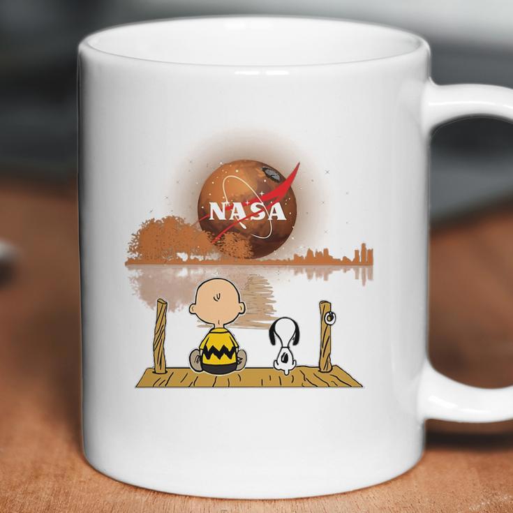 Snoopy What Are You Looking For Nasa Coffee Mug