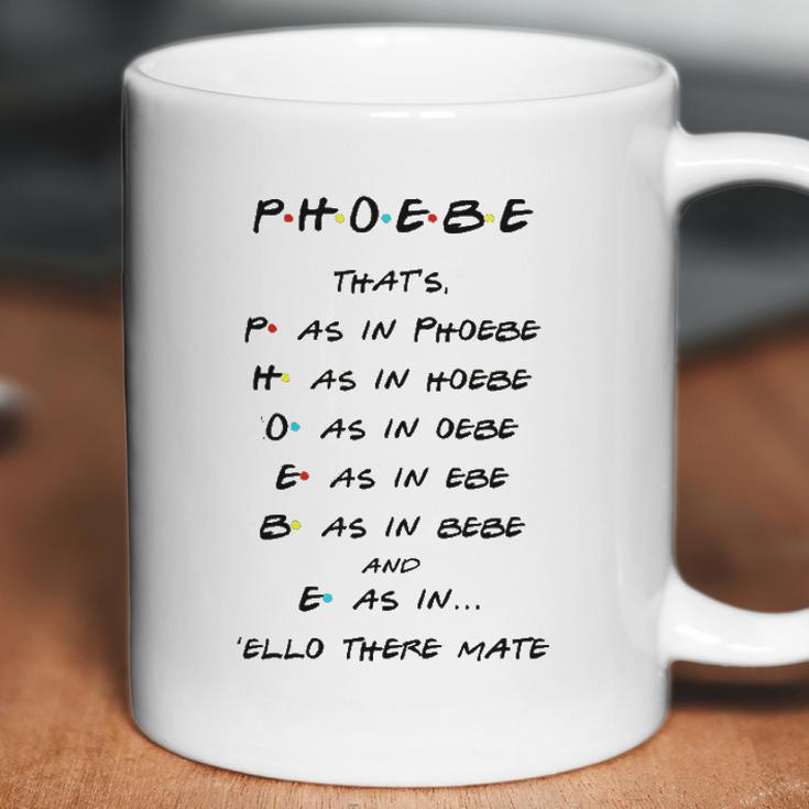 Spelling The Word Phoebe Coffee Mug