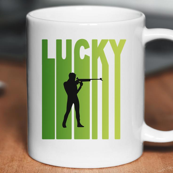 St Patricks Day Lucky Shooting Funny Sport Lovers Gift Coffee Mug