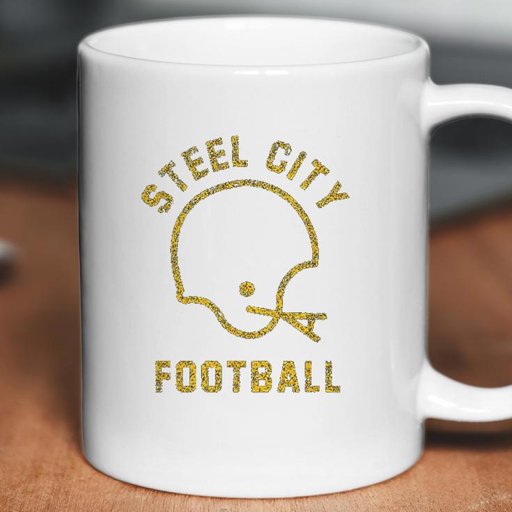 The Steel City Vintage Pittsburgh Football Coffee Mug