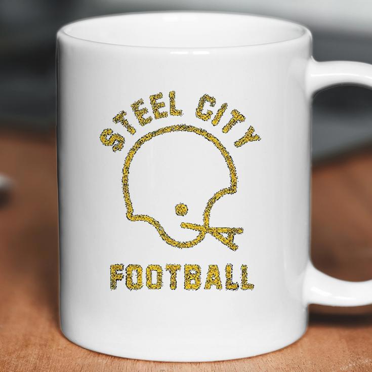 The Steel City Vintage Pittsburgh Football Coffee Mug