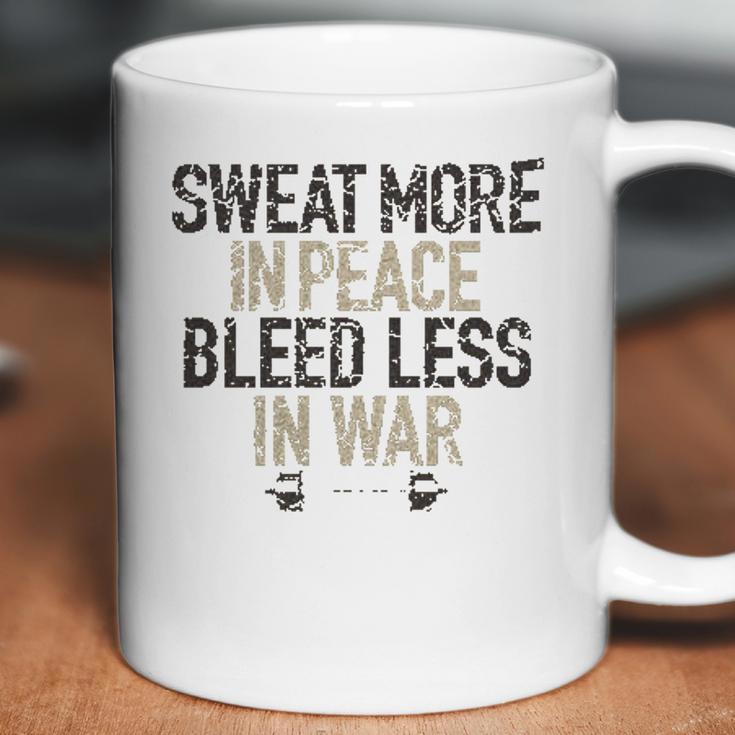 Sweat More In Peace Bleed Less Enjoyable Gift 2022 Coffee Mug