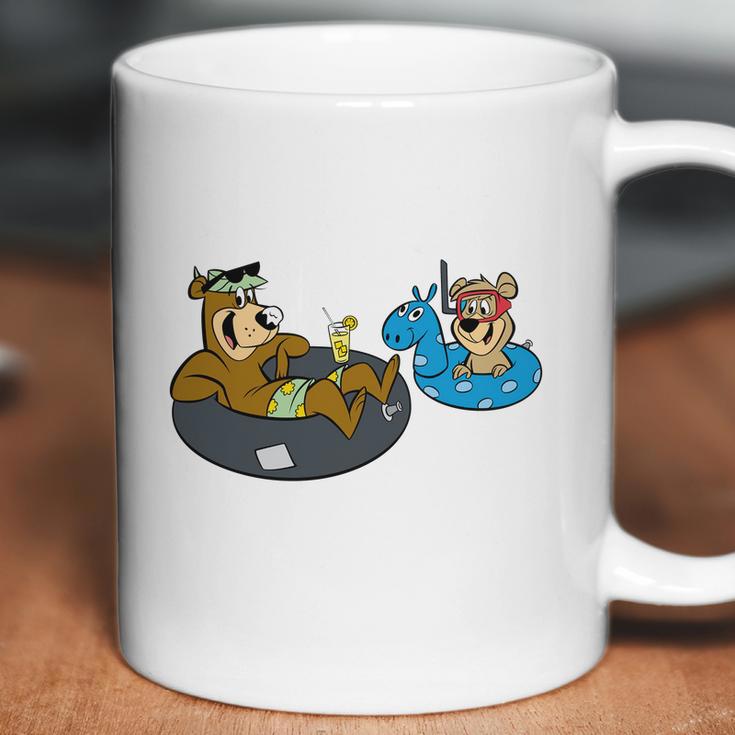 Swimming Yogi Bear Coffee Mug