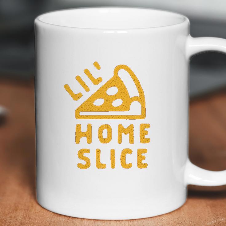 Toddler Lil Home Slice Funny Pizza Pie Younger Sibling Family Coffee Mug