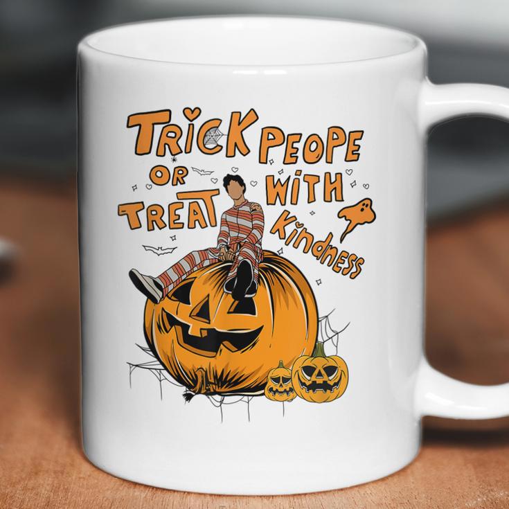 Trick Or Treat People With Kindness Halloween Coffee Mug