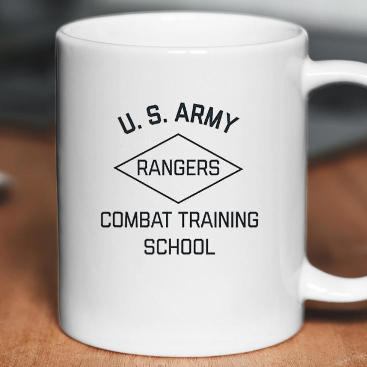 Us Army Ranger Combat Training School Ww2 Vintage Pt Coffee Mug