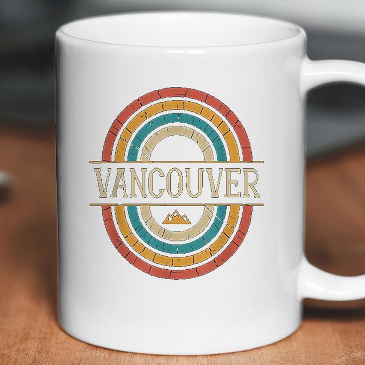 Vancouver British Columbia Canada Vintage Retro 80S Coffee Mug