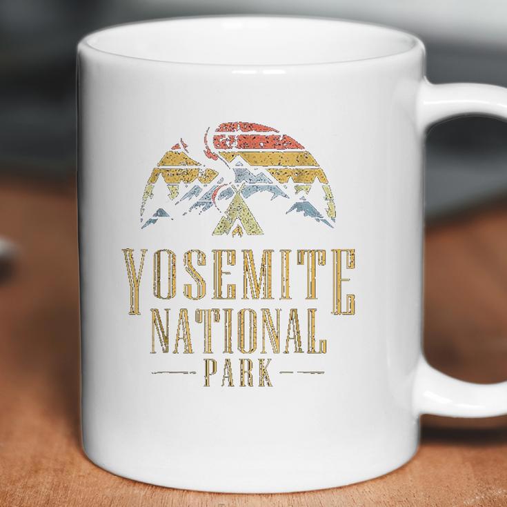 Vintage Yosemite National Park Campfire Coffee Mug