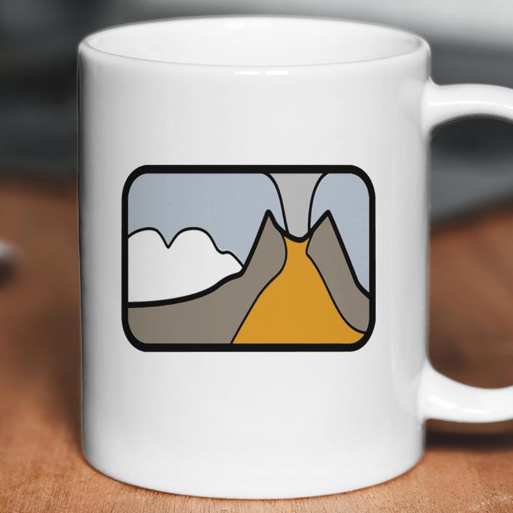 Volcano Scene Coffee Mug