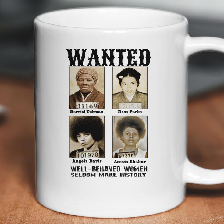 Wanted Harriet Tubman Angela Davis Assata Shakur Coffee Mug