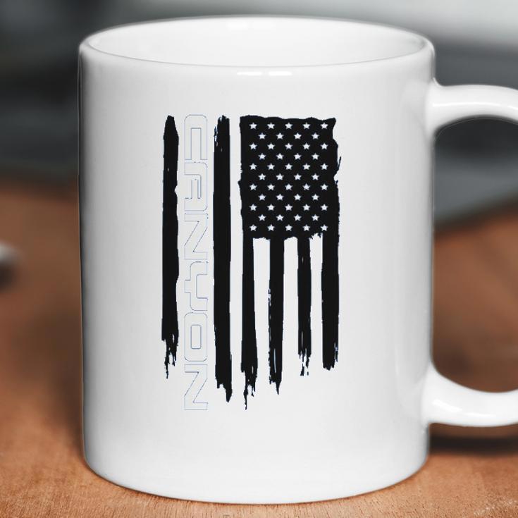 Wheel Spin Addict Canyon Truck American Flag Coffee Mug