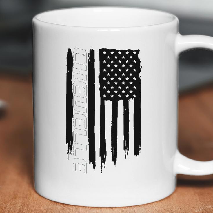 Wheel Spin Addict Chevelle Usa Flag Coffee Mug