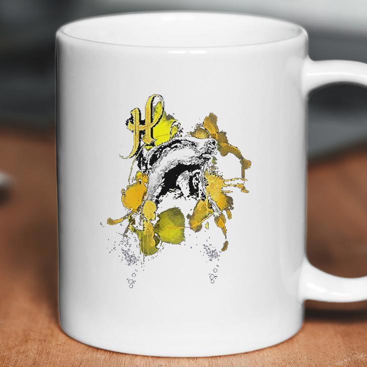 Womens Harry Potter Urban Elegance Hufflepuff Badger Coffee Mug