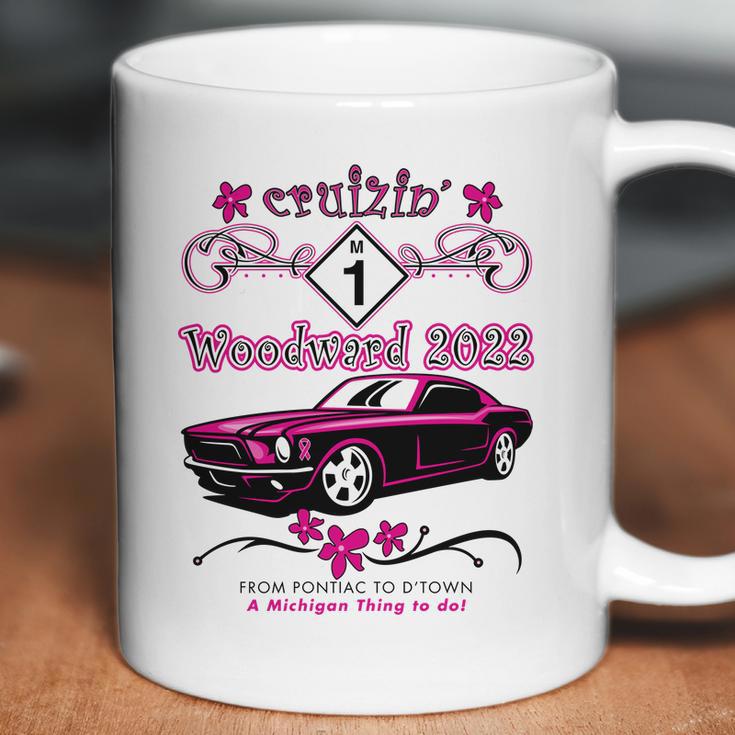 Woodward Avenue Cruise 2022 M1 Pink Style Coffee Mug