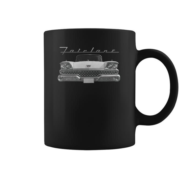 1959 Ford Fairlane Front White Coffee Mug