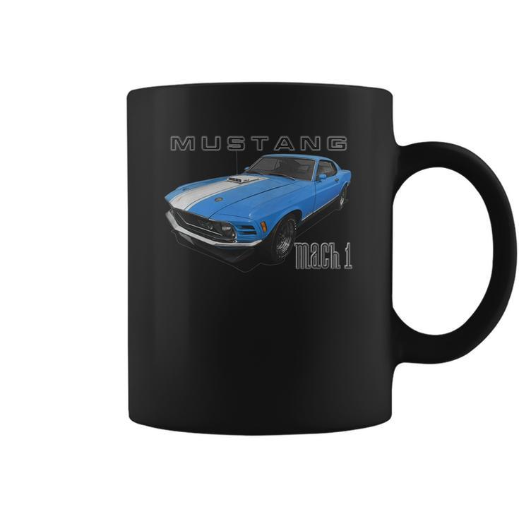 1970 Ford Mach1 Blue Coffee Mug