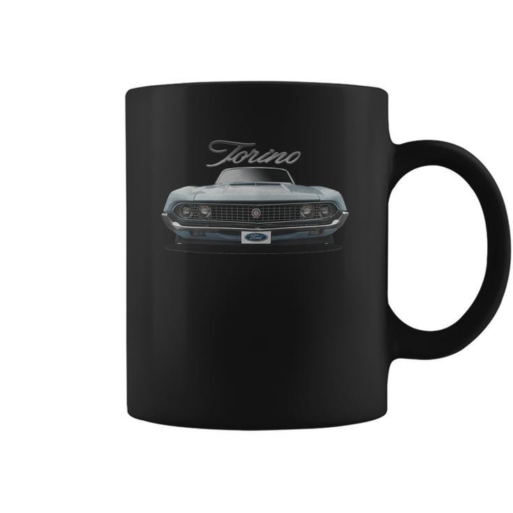 1970 Ford Torino Front Lightblue Coffee Mug