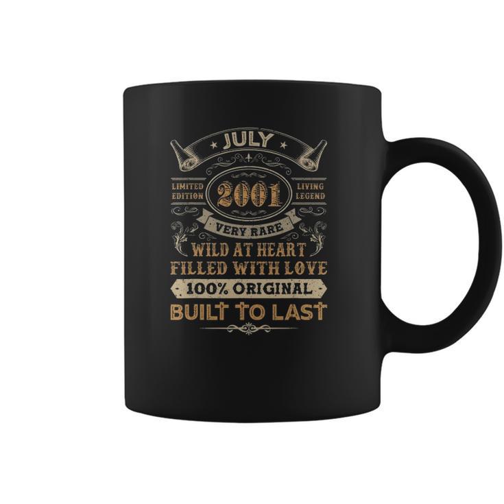 20Th Birthday Gifts 20 Years Old Retro Born In July 2001 Ver2 Coffee Mug