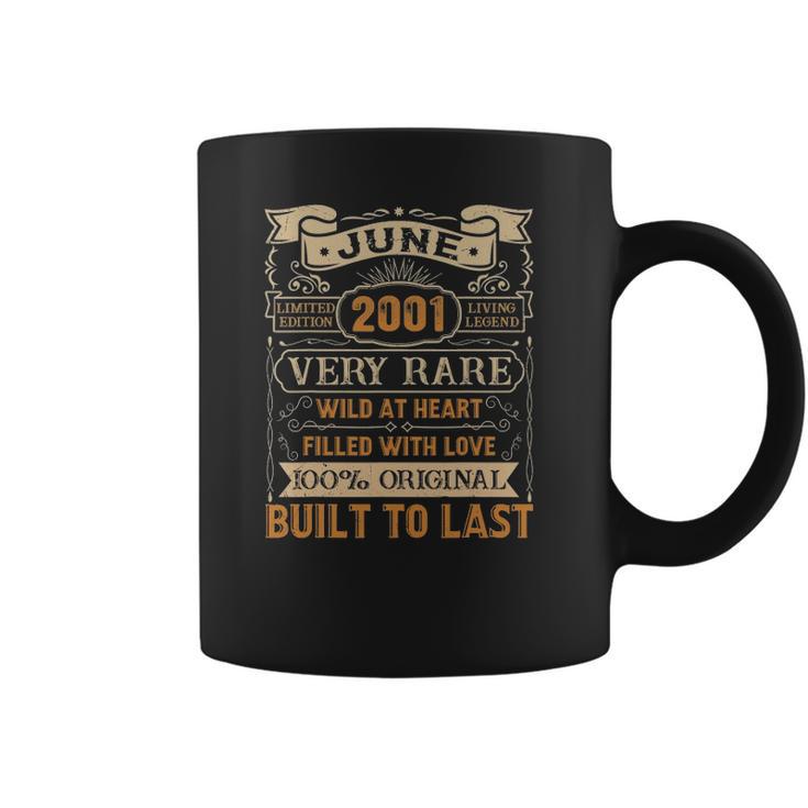 20Th Birthday Gift 20 Years Old Retro Vintage June 2001 Ver2 Coffee Mug