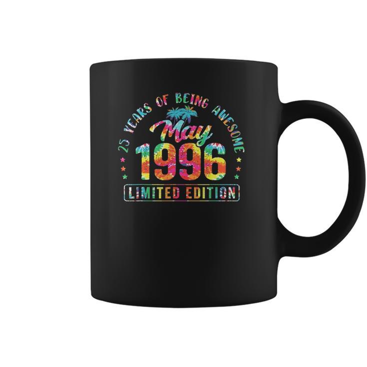 25 Years Old 25Th Birthday Decoration Vintage May 1996 Ver2 Coffee Mug