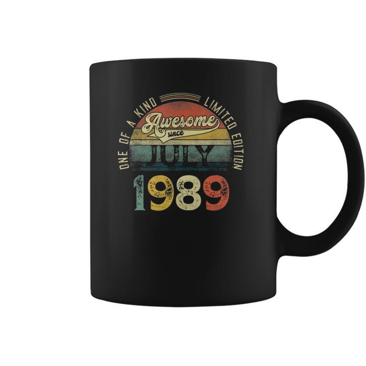 32 Years Old Birthday Gifts Awesome Since July 1989 Ver2 Coffee Mug