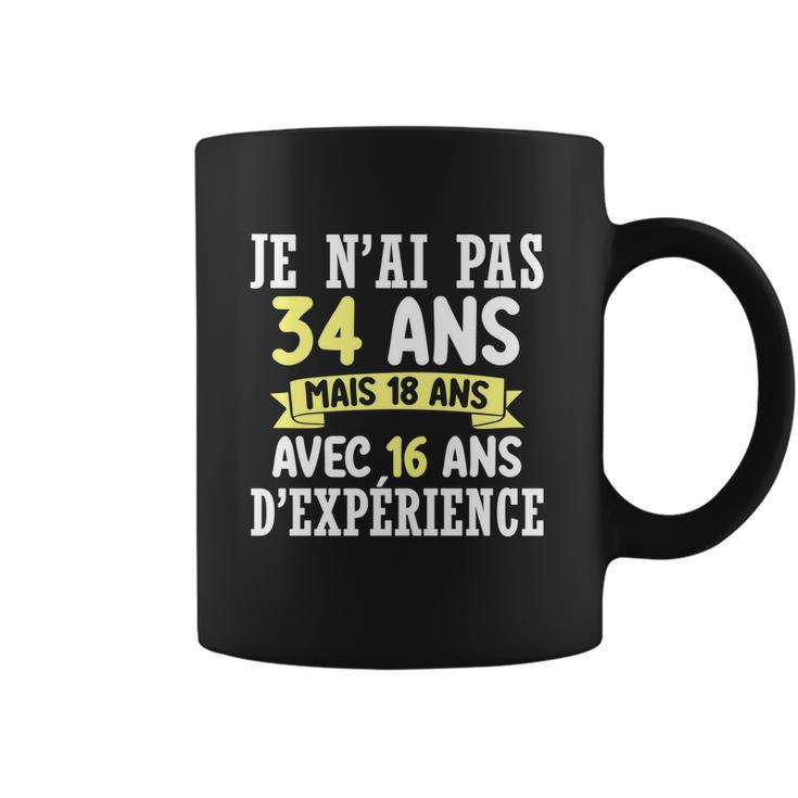 34 Years Birthday Gift For Humour Je Nai Pas 34 Gift Coffee Mug