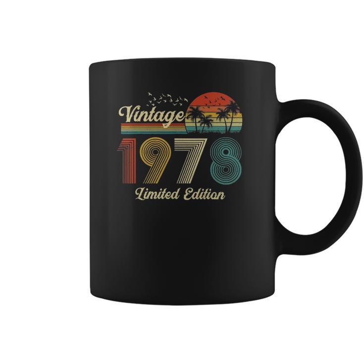 44 Years Old Vintage 1978 Limited Edition 44Th Birthday Coffee Mug