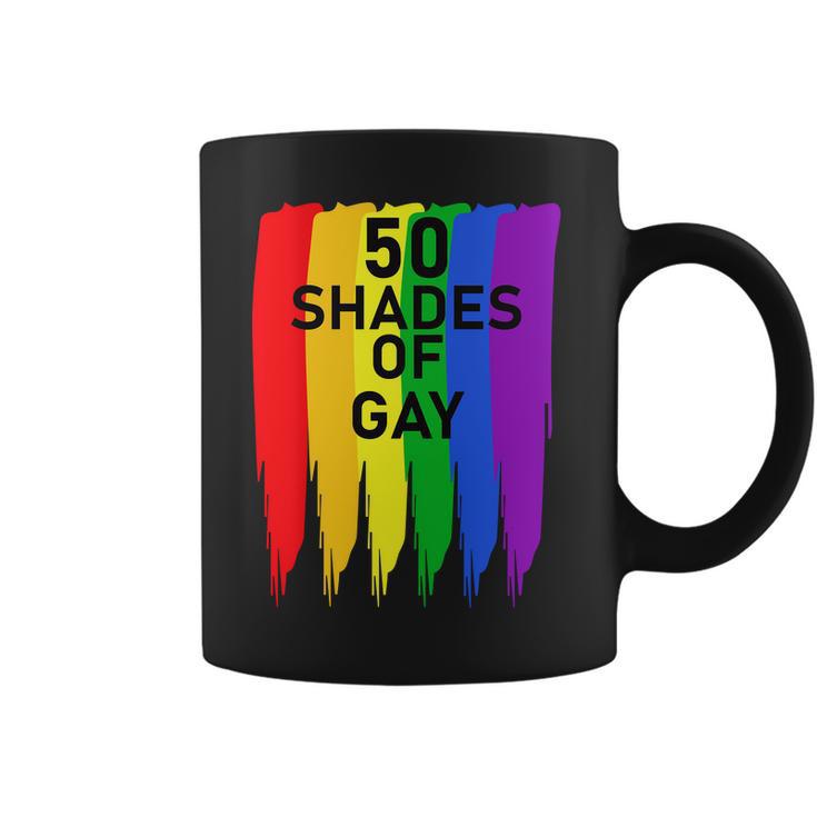 50 Shades Of Gay Coffee Mug