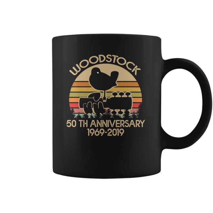 50Th Anniversary 1969-2019 Woodstock Music Vintage Coffee Mug