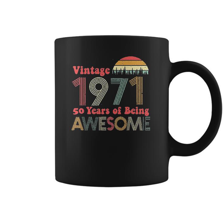 50Th Birthday Gifts For Women Vintage 1971 Coffee Mug