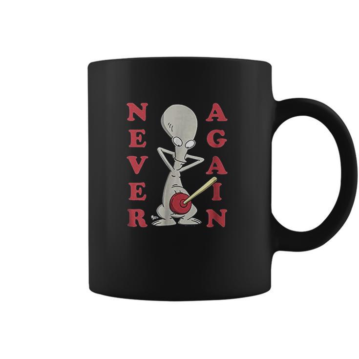 American Dad Roger Plunger Never Again Coffee Mug