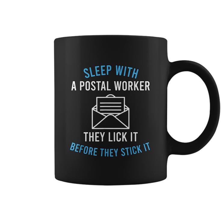 American Postal Worker Sleep With A Mailman Mail Escort Coffee Mug