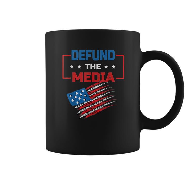 Anti Fake News Defund The Media Coffee Mug