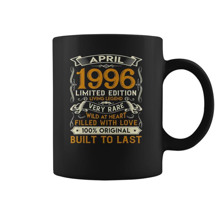 April 1996 Vintage 25 Years Old 25Th Birthday Gift Family Coffee Mug